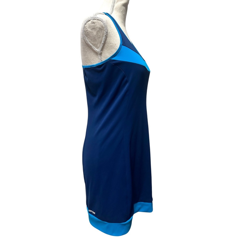 adidas Navy and Bright Blue Athletic Tank Mini Dress - Picture 3 of 7